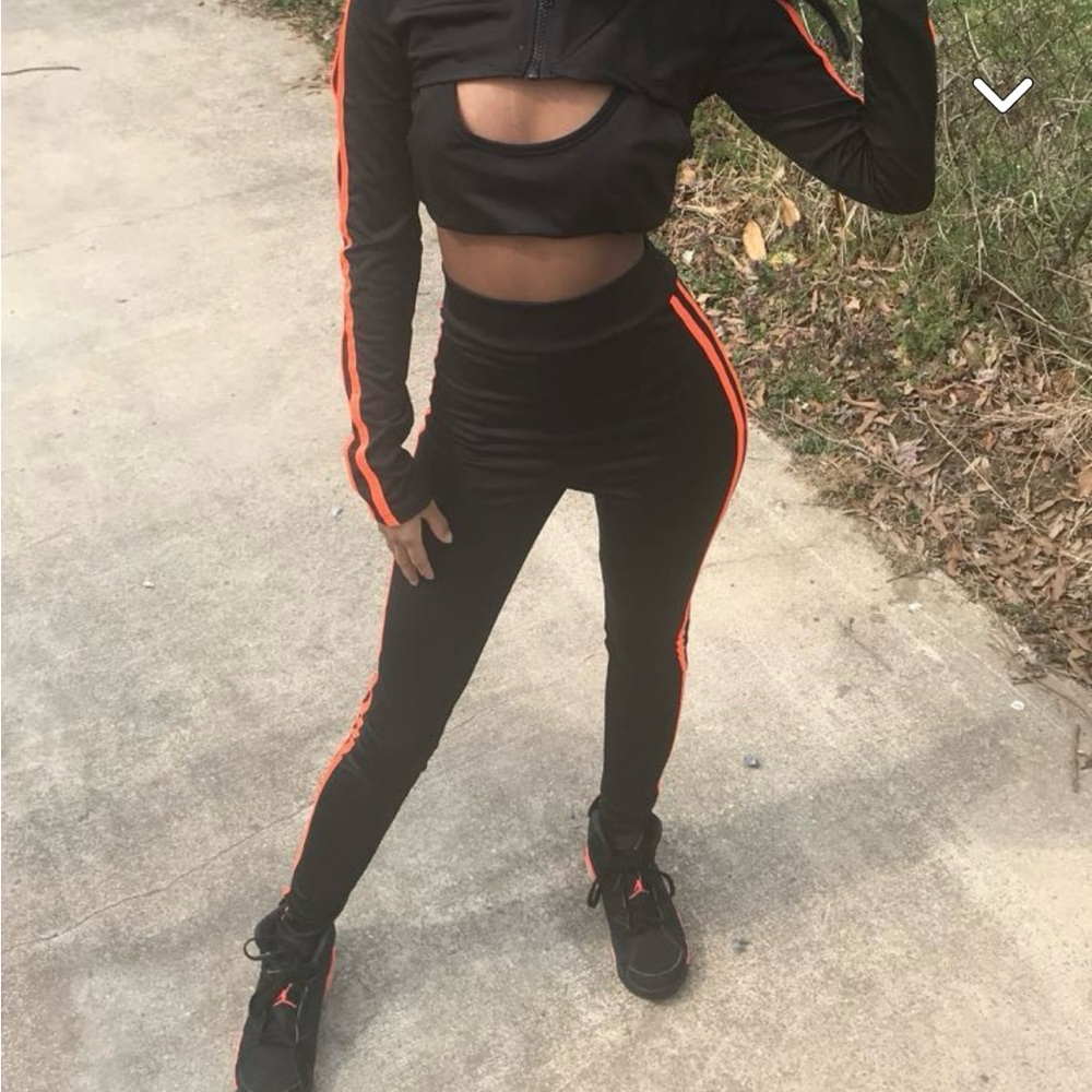 2 piece cropped set